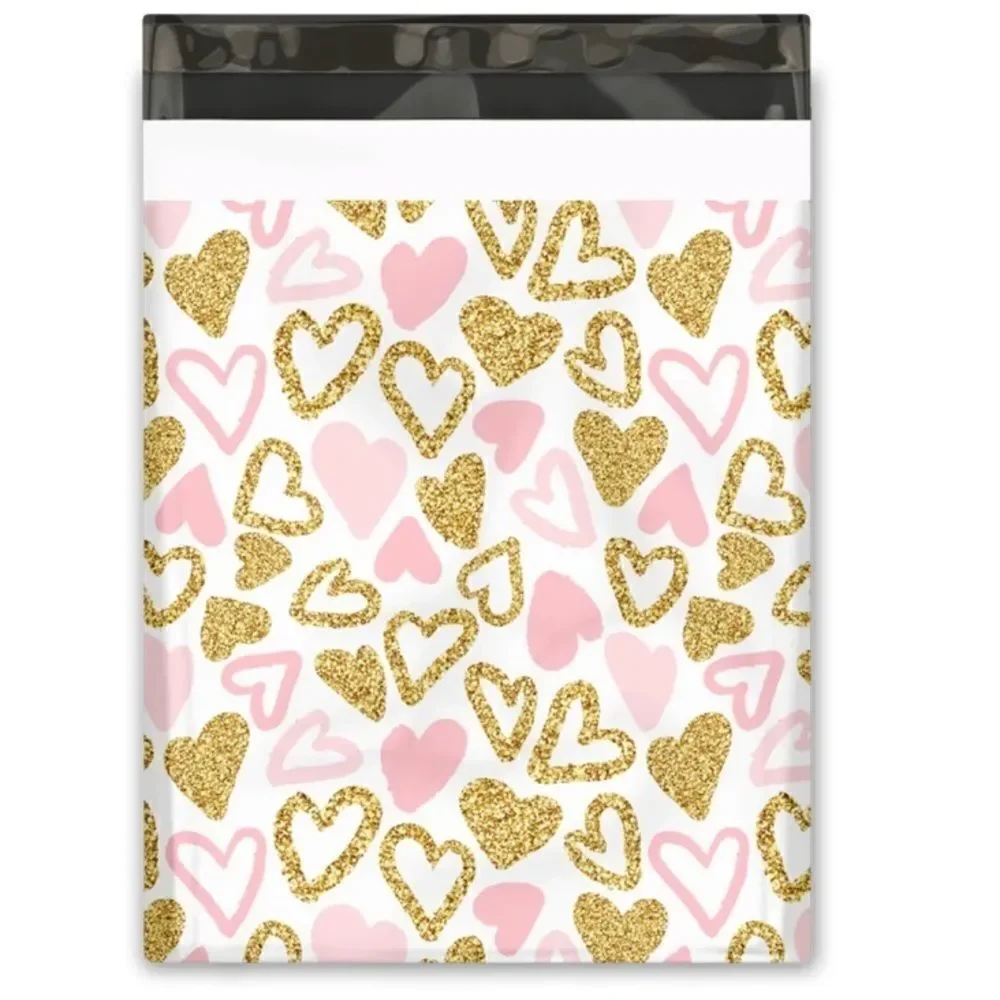 Poly Mailers MIX 6x9 10x13 14.5x19 35 pieces 35 stickers 1.5” insert cards